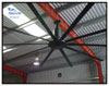 HVLS fans for HVAC applications - 6 and 10 blade - 24 foot diameter HVLS