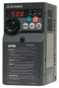 Ρυθμιστής Στροφών Κινητήρα 0.4kW, FR-D Mitsubishi 